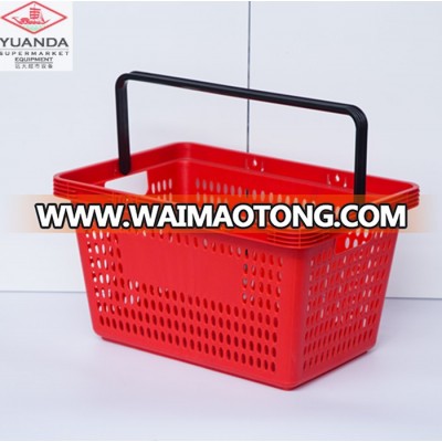 Grocery Store Perforated Plastic Baskets For Supermarket